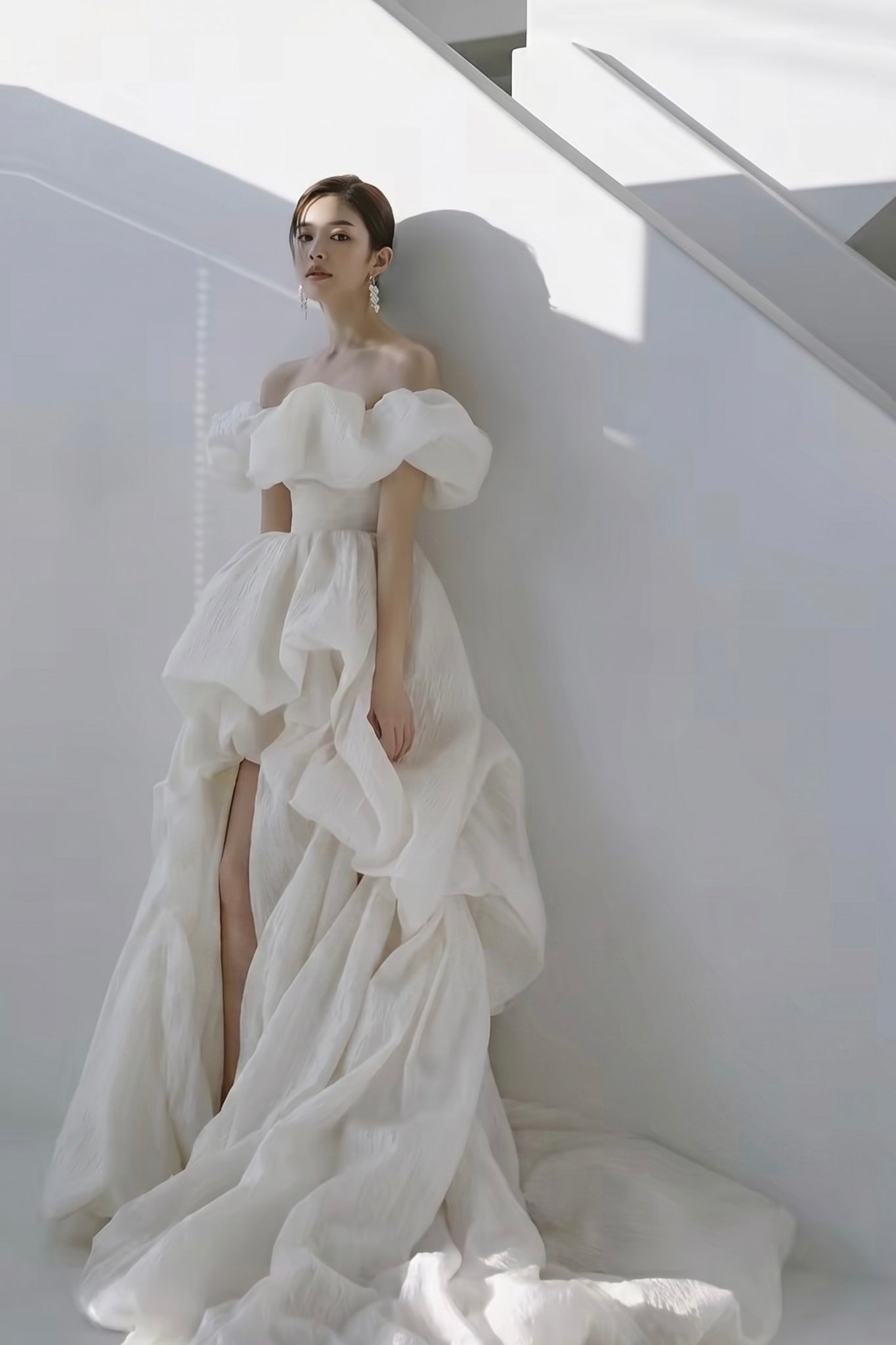 Asymmetric Corset Long Dress