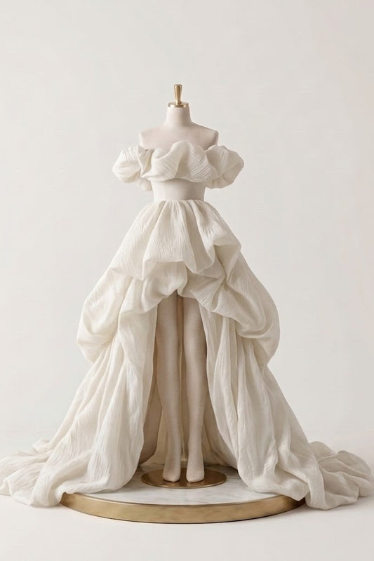 Asymmetric Corset Long Dress