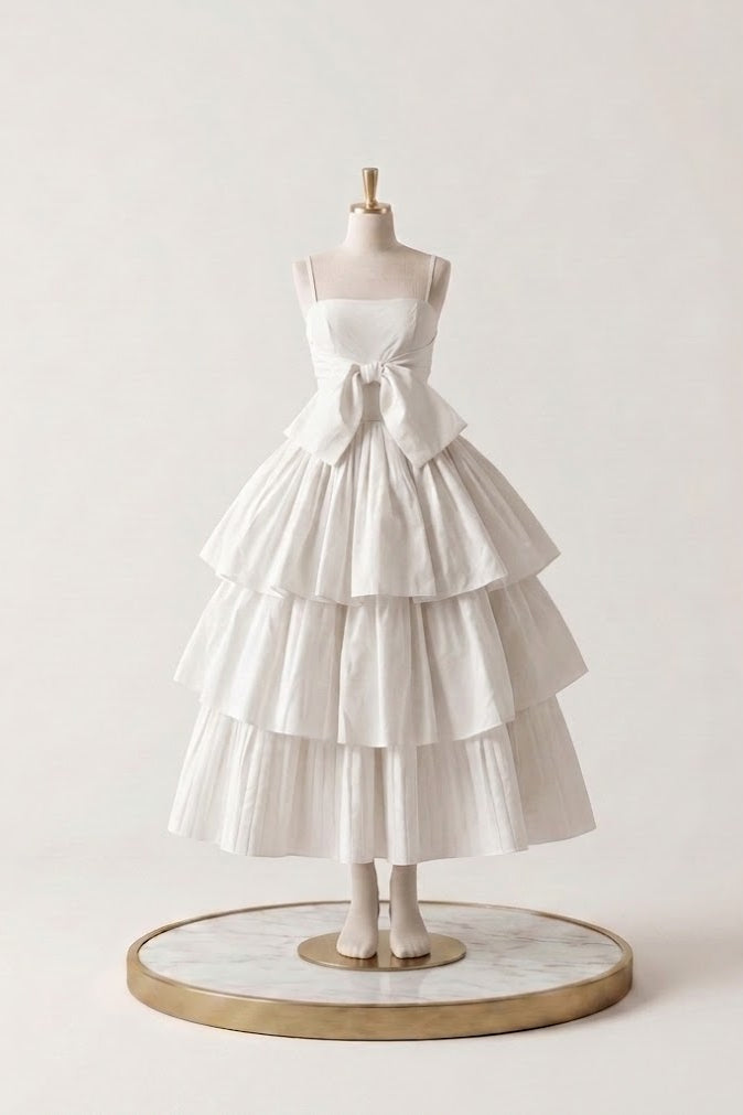 Bow A-Line Wedding Dress