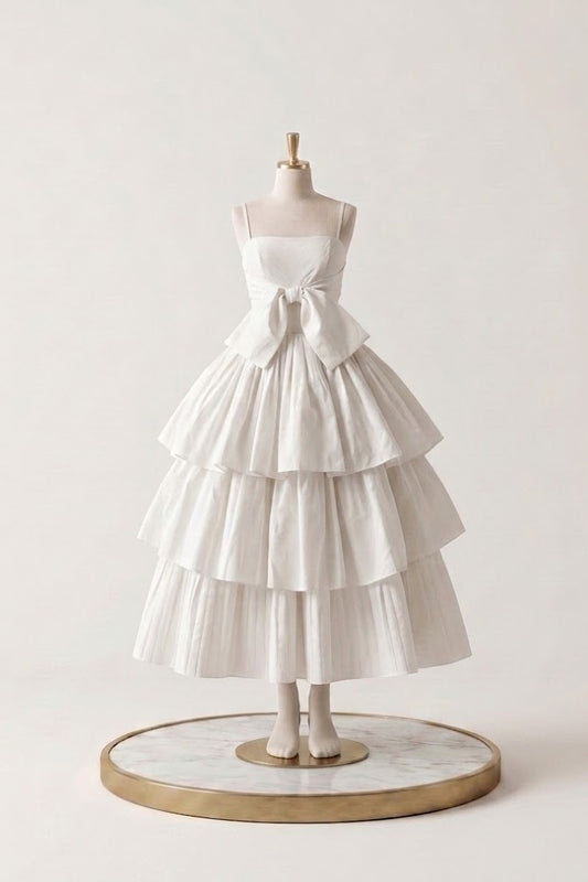Bow A-Line Wedding Dress